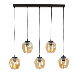 Підвісний світильник 756PR0231F-5 BK+BR (700)