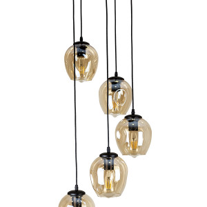 Підвісний світильник 756PR0231F-5 BK+BR (300)