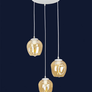 Підвісний світильник 756PR0231F-3 WH+BR (300)