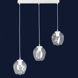 Підвісний світильник 756PR0231F-3 WH+CL (500)