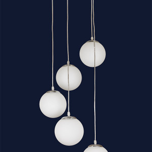 Підвісний світильник 756PR150F-5 CR+WH (290)