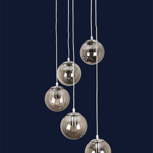 Підвісний світильник 756PR150F-5 CR+BK (290)