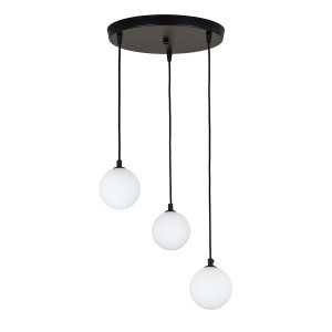 Підвісний світильник 761P100F-3 BK+WH (300)