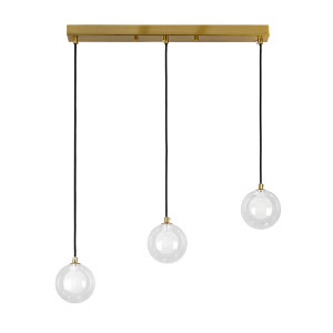 Підвісний світильник 761P100F-3 BRZ+CLWH (500)