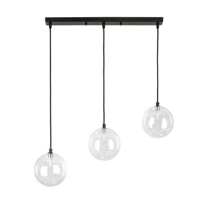 Підвісний світильник 761P150F-3 BK+CL (500)