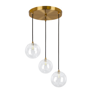 Підвісний світильник 761P150F-3 BRZ+CL (300)