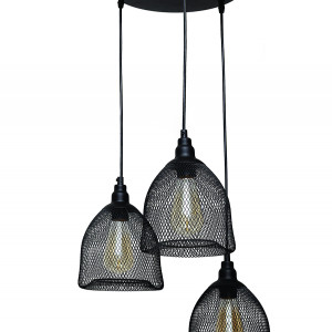 Підвісний світильник 707P144F-3 BK (300)