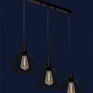 Підвісний світильник 707P144F-3 BK (500)