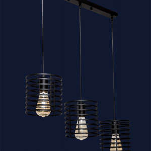 Підвісний світильник 707P9150F-3 BK (500)