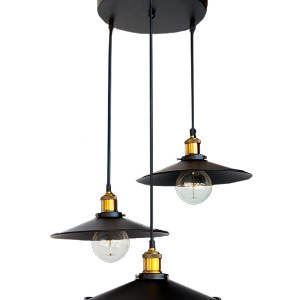 Підвісний світильник 752PB9-3 BK(300)