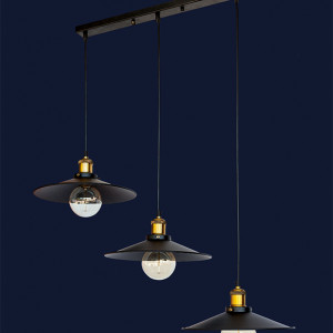 Підвісний світильник 752PB9-3 BK(500)