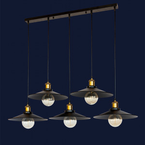 Підвісний світильник 752PB9-5 BK(700)