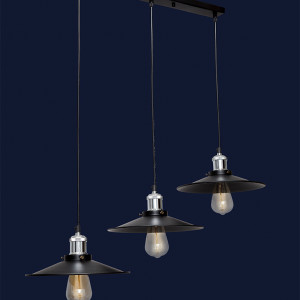 Підвісний світильник 752PB9F1-3 BK (500)