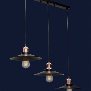 Підвісний світильник 752PB9F2-3 BK (500)