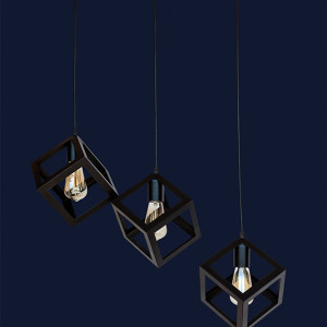 Підвісний світильник 756PR160F-3 BK (500)