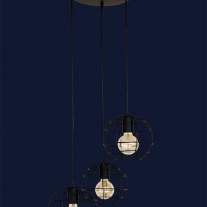 Підвісний світильник 756PR2175F-3 BK (300)