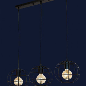 Підвісний світильник 756PR2175F-3 BK (500)