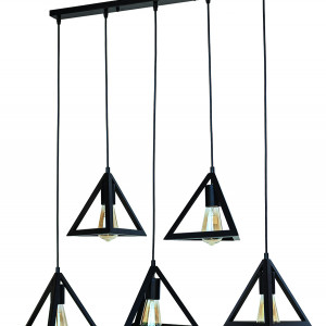 Підвісний світильник 756PR220F-5 BK (700)