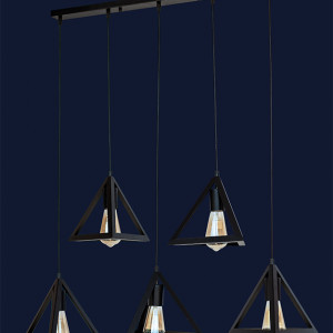 Підвісний світильник 756PR220F-5 BK (700)