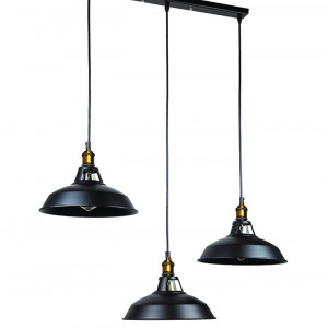 Підвісний світильник 7526857F-3M BK (500)