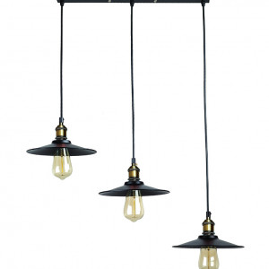 Підвісний світильник 752837F-3 BK (500)