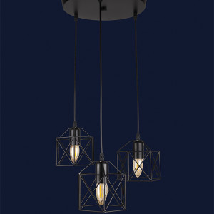 Підвісний світильник 756PR101F-3 BK (300)