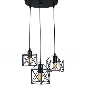 Підвісний світильник 756PR101F-3 BK (300)