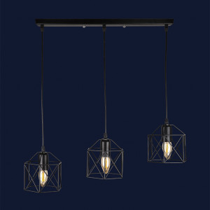 Підвісний світильник 756PR101F-3 BK (500)