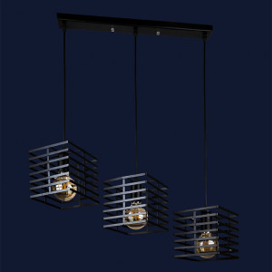 Підвісний світильник 756PR104F-3 BK (500)