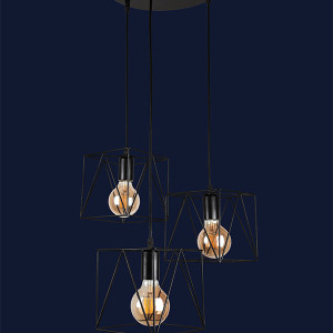 Підвісний світильник 756PR103F-3 BK (300)