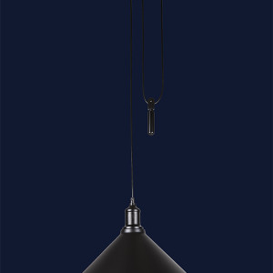 Підвісний світильник 7526855F-1G BK(360)