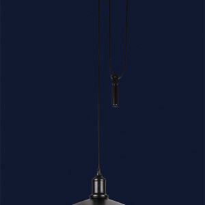 Підвісний світильник 752PB9F-1G BK(400)