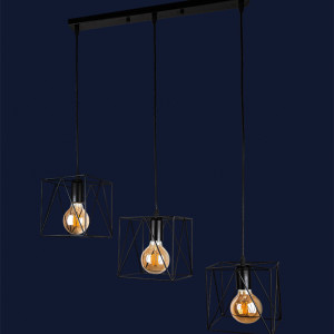 Підвісний світильник 756PR103F-3 BK (500)