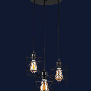 Підвісний світильник 756PR105F-3 BK (300)