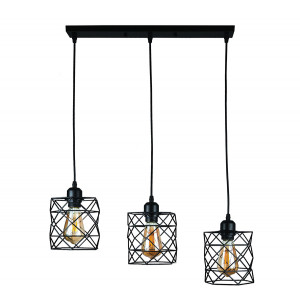 Підвісний світильник 756PR105F-3 BK (500)