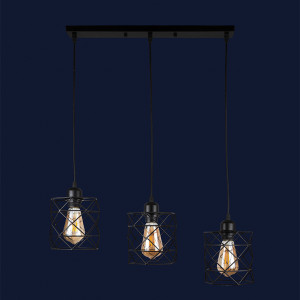 Підвісний світильник 756PR105F-3 BK (500)