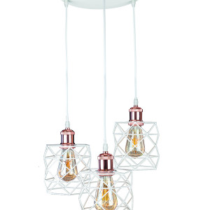 Підвісний світильник 756PR105F-3 WH+RG (300)