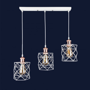 Підвісний світильник 756PR105F-3 WH+RG (500)