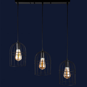 Підвісний світильник 756PR106F-3 BK (500)