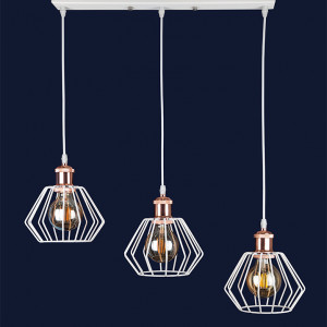 Підвісний світильник 756PR108F-3 WH+RG (500)