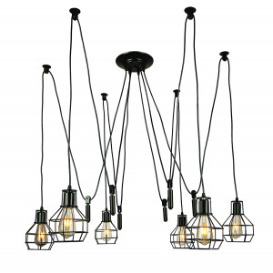 Підвісний світильник 7528876-6 BK