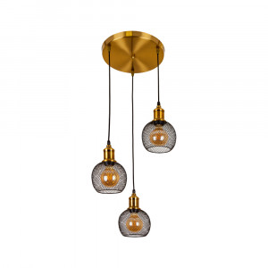 Підвісний світильник 907011F-3 BRZ+BK (300)