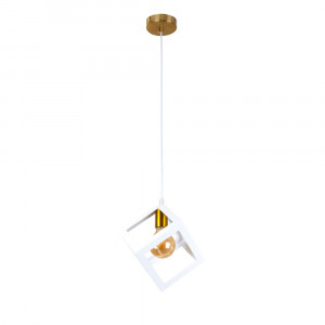 Підвісний світильник 756PR160F-1 BRZ+WH