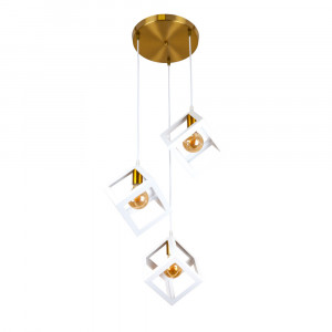 Підвісний світильник 756PR160F-3 BRZ+WH (300)