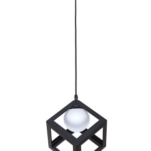 Підвісний світильник 756PR160glass-1 BK+WH