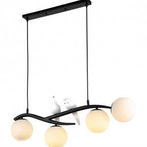 Люстра 756PR7104-4 BK+WH Люстра 756PR7104-4 BK+WH