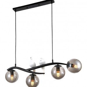 Люстра 756PR7104-4 BK+BK Люстра 756PR7104-4 BK+BK