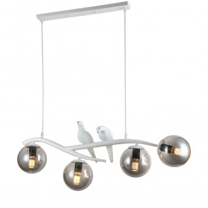 Люстра 756PR7104-4 WH+BK Люстра 756PR7104-4 WH+BK