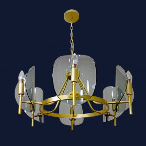 Люстра 756LPR0032-6 GD+BK Люстра 756LPR0032-6 GD+BK