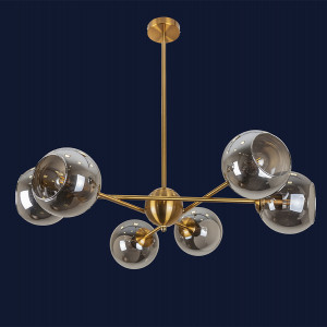 Люстра 761J2014-6 BRZ+BK Люстра 761J2014-6 BRZ+BK